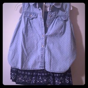 Jean Skirt Set